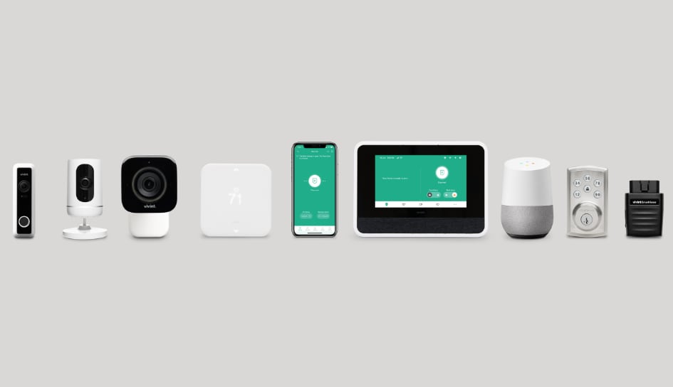 Vivint home security product line in Pensacola